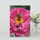 Papeterie Elégante fleur rose fleur maman fleur marguerite a (Debout devant)