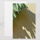 Papeterie Élégante plante verte feuille herbes fraîches coup (Devant / Derrière)