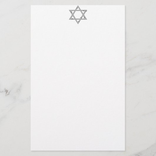 Papeterie elegent star of david (Devant)