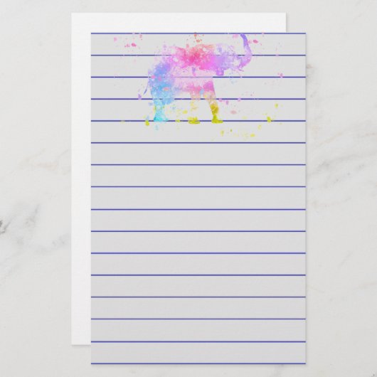 Papeterie Eléphant (Devant / Derrière)