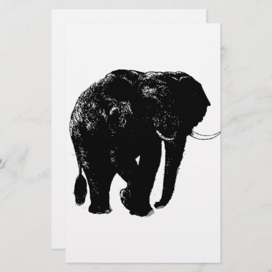 Papeterie Éléphant (Devant / Derrière)