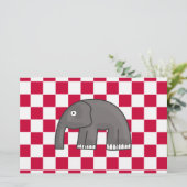 Papeterie éléphant (Debout devant)