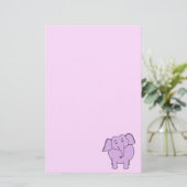 Papeterie Éléphant pourpre. Bande dessinée (Debout devant)