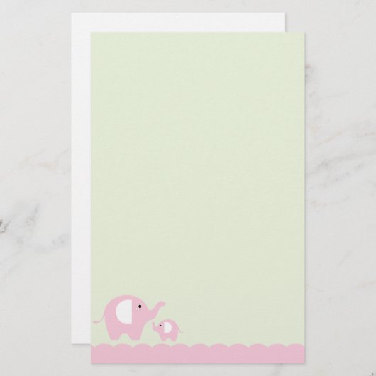 Papeterie Éléphants (Devant / Derrière)