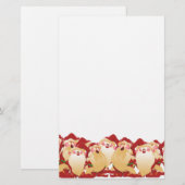 Papeterie Elfes de Noël (Devant / Derrière)