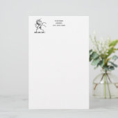 Papeterie Emblème d'élevage de l'Unicorne héraldique (Debout devant)