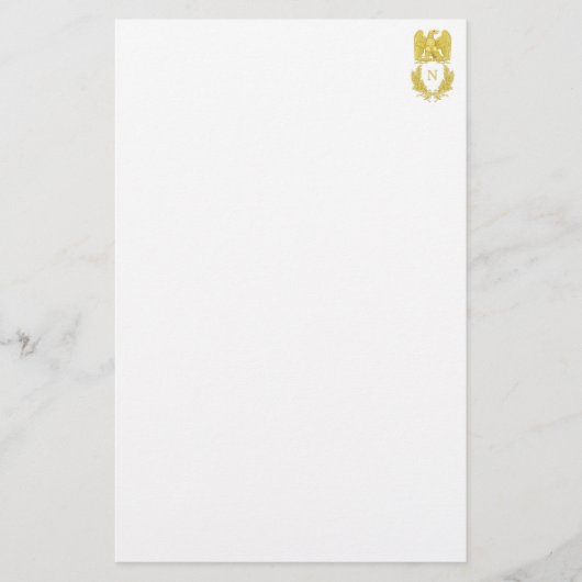 Papeterie Emblème impérial d'Eagle du napoléon I (Devant)