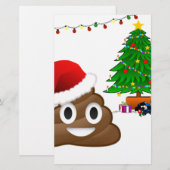 Papeterie emoji de noël (Devant / Derrière)