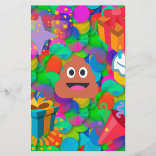 Papeterie emoji joyeux pod'anniversaire