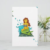 Papeterie emoji mermaid (Debout devant)