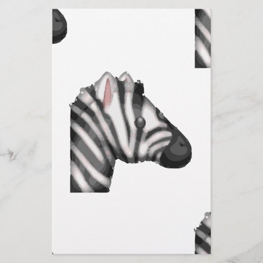 Papeterie emoji zebra (Devant)