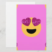 Papeterie émoticône (Devant / Derrière)