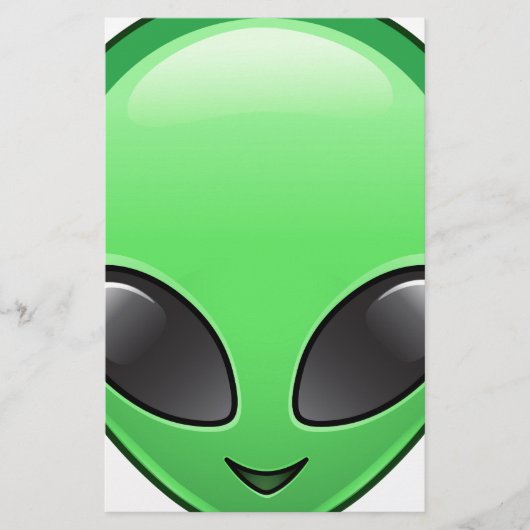 Papeterie émoticône alien (Devant)