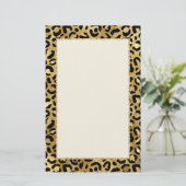 Papeterie Empreinte de léopard sauvage et exotique (Debout devant)