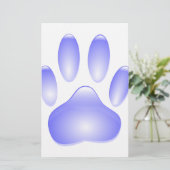 Papeterie Empreinte de patte de chien de verre (Debout devant)