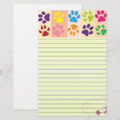 Papeterie Empreintes de pattes (Devant / Derrière)