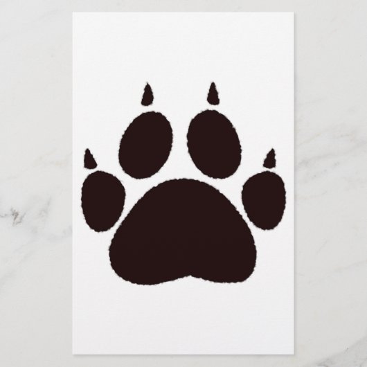 Papeterie Empreintes de pattes de chat (Devant)