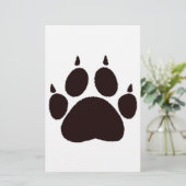 Papeterie Empreintes de pattes de chat (Debout devant)