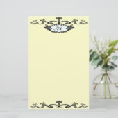 Papeterie en fer forgé victorien (Debout devant)