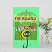 Papeterie En gros, vous me manquez : Texte inspirant (Debout devant)