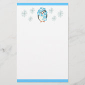 Papeterie en pingouin de Noël (Devant)