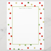 Papeterie encadrée Pointe Polka (Devant)