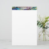 Papeterie Encre d'alcool d'or multicolore Liquide Art Abstra (Debout devant)