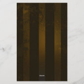 Papeterie Engrenages à vapeur et papillons bleus (Dos)