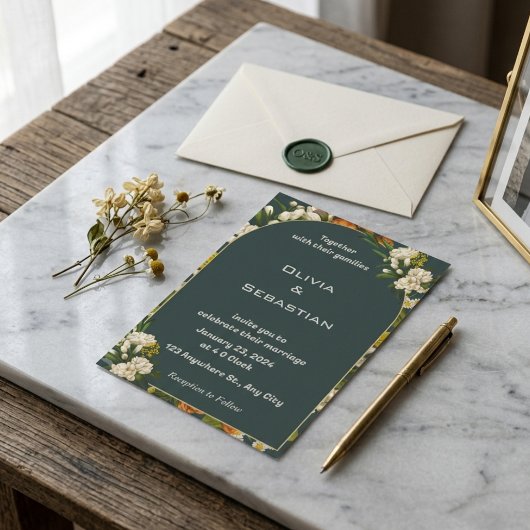 PAPETERIE ENREGISTRER LA DATE UNE INVITATION À L'AMOUR