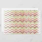 Papeterie Épice de scribble Chevron ZigZag (Devant / Derrière)