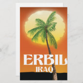 Papeterie Erbil Iraq poster Voyage (Devant / Derrière)