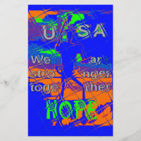 Espoir psychédélique des Etats-Unis : Art Blue Uni