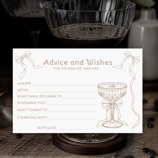 Papeterie Espresso Martini Fête des mariées Conseils et souh