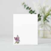 Papeterie et enveloppe "La Fée Lilac" (Debout devant)