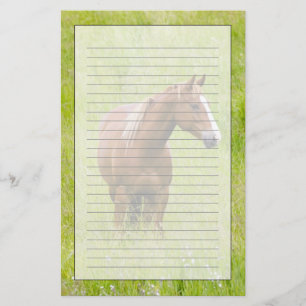 Papeterie États-Unis, Washington, Cheval dans un champ print