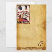 PAPETERIE ETERNAL LOVE VALENTINE'S DAY PARCHMENT MONOGRAM (Devant / Derrière)