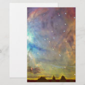 Papeterie Étoiles au-dessus d'Orion (Devant / Derrière)