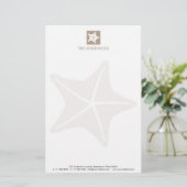 Papeterie Étoiles de mer sur la plage (Debout devant)