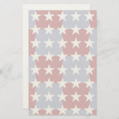 Papeterie Étoiles et bandes (Devant / Derrière)