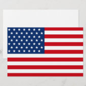 Papeterie Étoiles et rayures USA (Devant / Derrière)