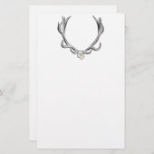 Papeterie Étude vol. 1 d'Antler d'empaillage de Faux (Devant / Derrière)