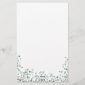 Papeterie Eucalyptus aquarelle (Dos)