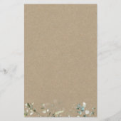 Papeterie Eucalyptus Devine Le Jeu De Fête des mariées Robe (Dos)