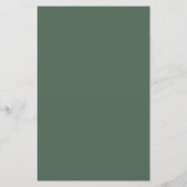 Papeterie Eucalyptus vert foncé (Dos)