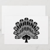 Papeterie Éventail de plumes de faucon (Devant / Derrière)
