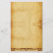 PAPETERIE EXCALIBUR .ANTIQUE ROUGE BLEU FLORAL PARCHEMENT (Dos)