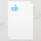 Papeterie Exécuter la ville (Devant / Derrière)