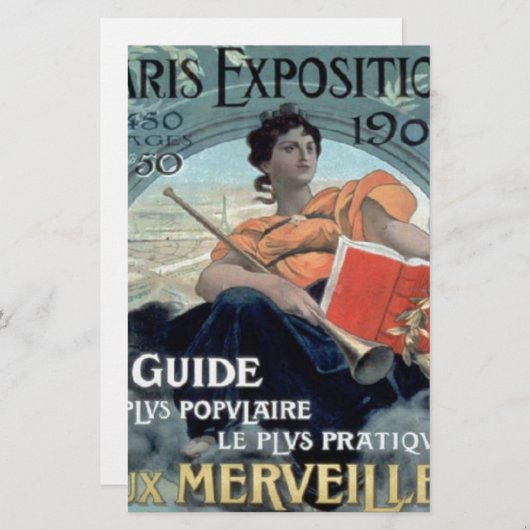 Papeterie Exposition de Paris 1902 (Devant / Derrière)