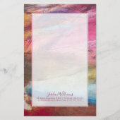 Papeterie Expression fuchsia (Devant)