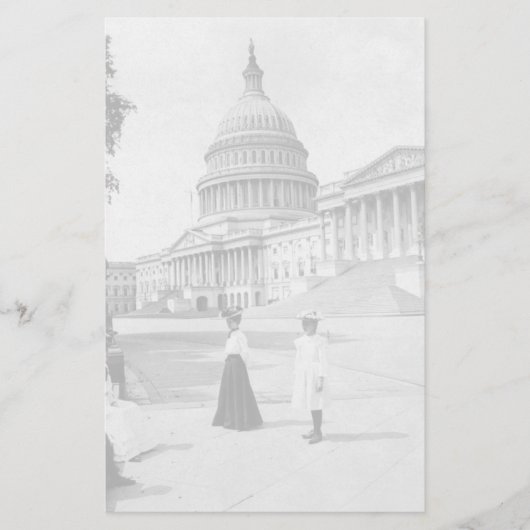 Papeterie Extérieur du bâtiment de capitol avec des femmes (Devant)